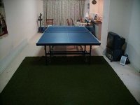 Table tennis table clearance for home